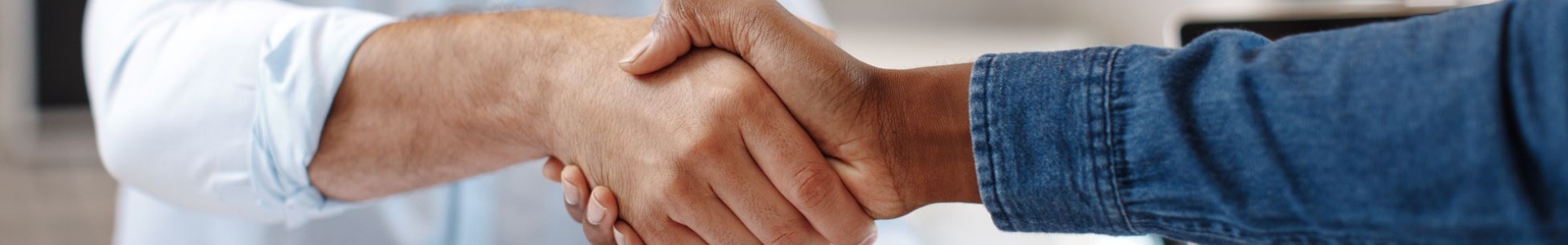 Shaking hands