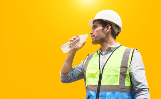 worker in hot weather