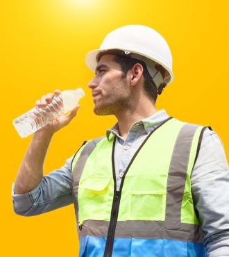 worker in hot weather